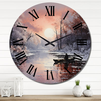 Cashay - Winter Landscape Wall Clock