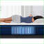 Matelas 10 po pour grand lit avec mousse viscoélastique gélifiée hybride | Bleu foncé | Mousse et ressort-1014150551