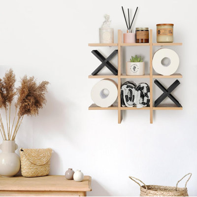Porte-papier hygiénique Tic Tac Toe