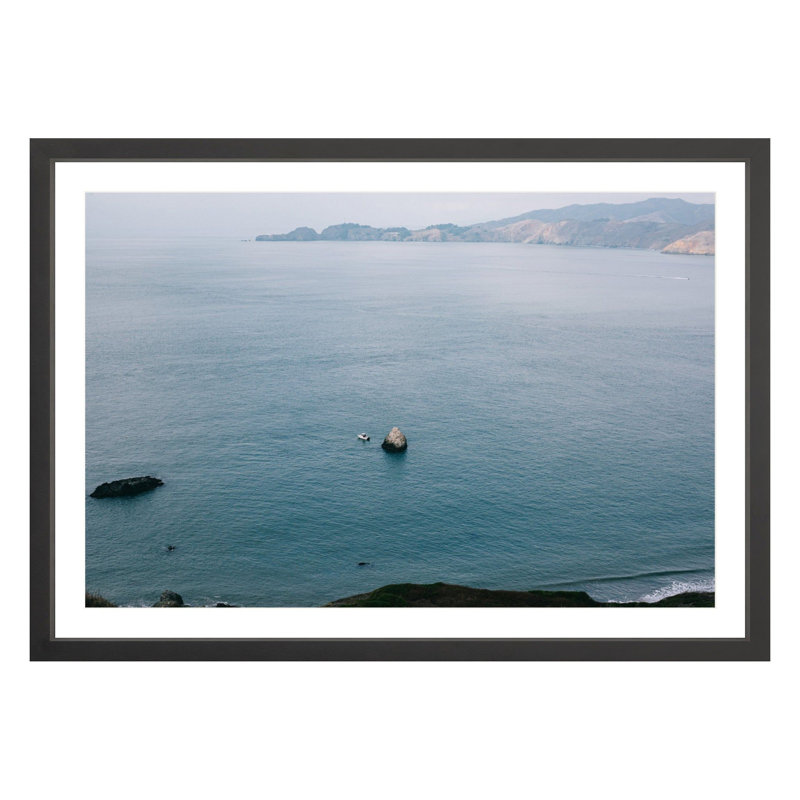 Mouth of the Bay by Amanda Anderson, Black, 24" H x 36" W x 1.88" D