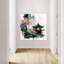 Art mural arbre contemporain à motif de pagode Cherry Blossom-129153348