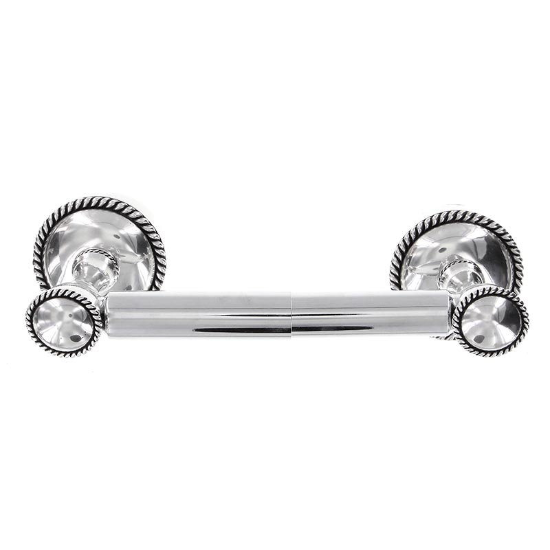 Equestre Wall Mounted Toilet Paper Holder, Vintage Pewter