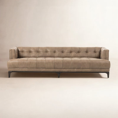 Bari 91'' Tufted Tuxedo Sofa