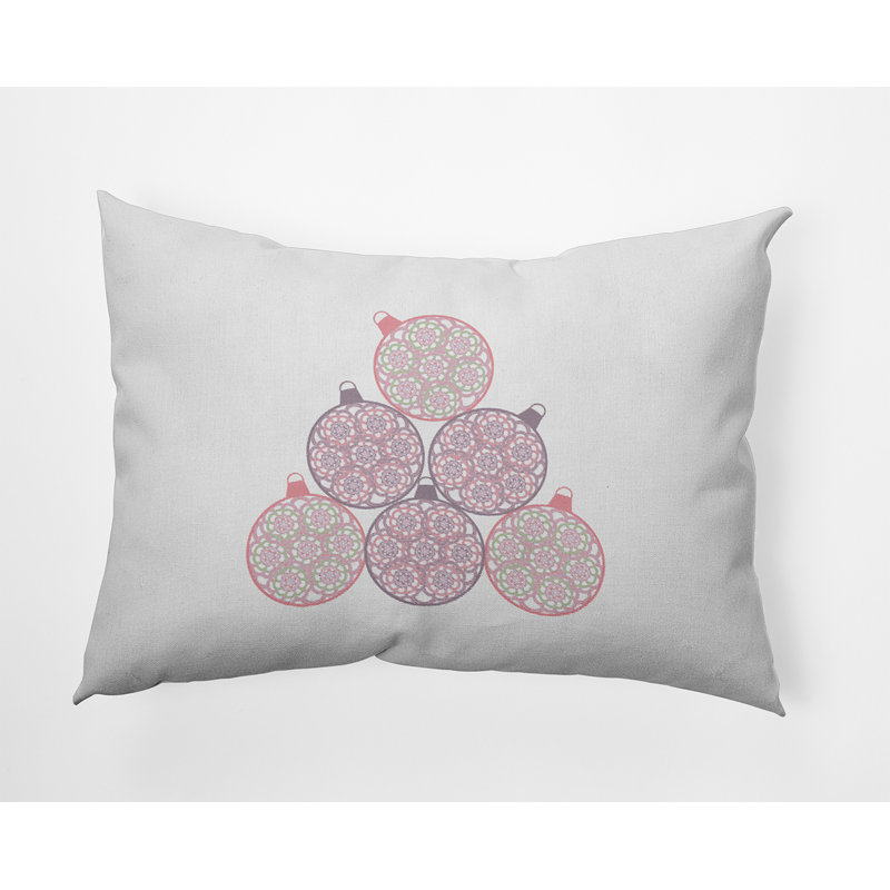 Polyester Indoor/Outdoor Throw Pillow, 14" x 20", Rectangular