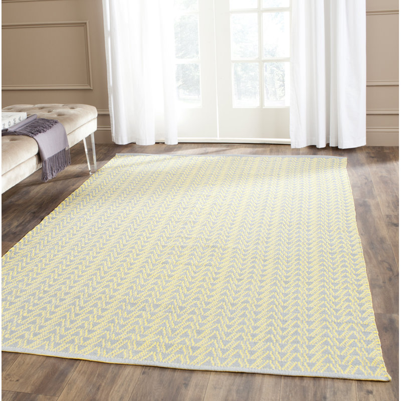Lucrezia Geometric Hand Woven Indoor / Outdoor Area Rug, Rectangle 152 x 244 cm