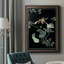 Midnight Floral I - peinture sur toile encadrée-1186029179