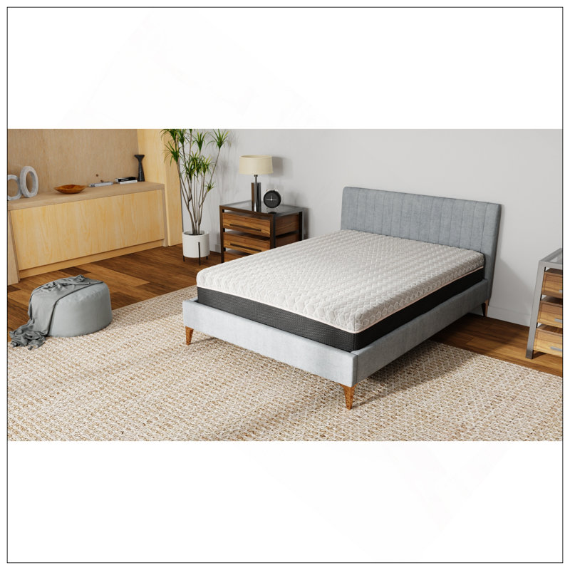 Infused Hybrid 14 Inch Plush Memory Foam Mattress, Queen