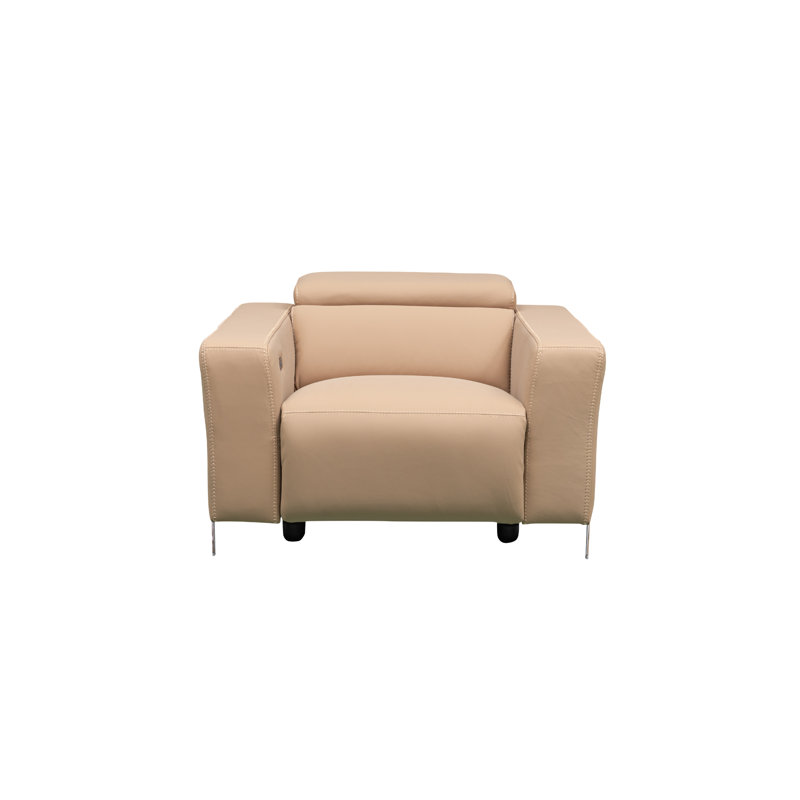 Fauteuil inclinable électrique avec appui-tête et repose-pieds Rewis