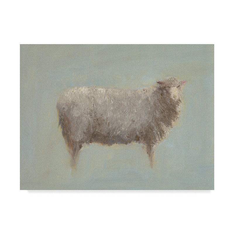 Reproduction d’art sur toile, "Sheep entretoise III" par Marilyn Wendling