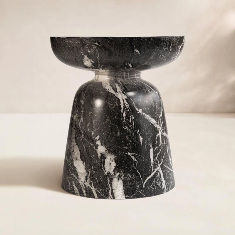 Table d'appoint Amezcua, Noir, noir, noir, noir