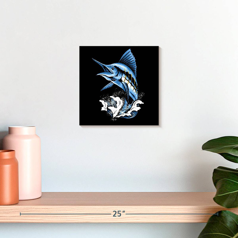 Brampt Jumping Marlin Fish, 10'' H x 10'' W