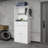 74.2"H Garage Storage Cabinet With 2 Drawers & 2 Doors,Built-In Charger Organizer