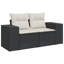 Ensemble de canapé de jardin en rotin PE noir 9 pièces Vidaxl