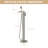 Waterfall Stream Brass Matte Black Luxury Bathroom Tub Faucet