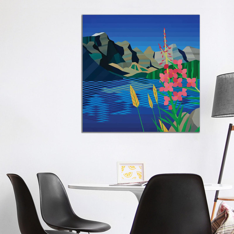 Pink Wildflower by Jun Youngjin - Wrapped Canvas Print, 93.98cm H x 93.98cm W