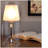 13" Tall Table Lamp, Industrial Hurricane Design