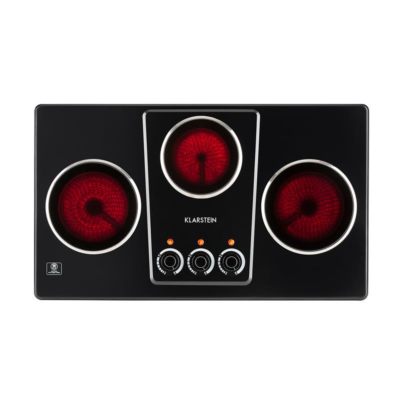 Klarstein 3300 Watt Electric Hot Plate, Black
