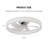 Ceiling Fan With Lights Dimmable LED