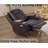 Power Pu-leather Recliner Single Chair With In-arm Storage & Led Base Lights-106485205