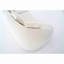 Canapé incurvé, canapé modulaire à compression de 110 po, blanc haute densité, canapé-lit pour salon, salon, appartement, chenille-796352983