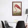 American Flamingo by John Audubon - Floater Frame Painting on Canvas