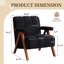 Chaise d'appoint 30,31 po Mid-Century-130088089