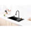 Bassin de cuisine en acier inoxydable 304 - Modèle de découpe pour évier de pluie avec drain