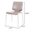 Chaise d'appoint rembourrée Anfisa-2010636298