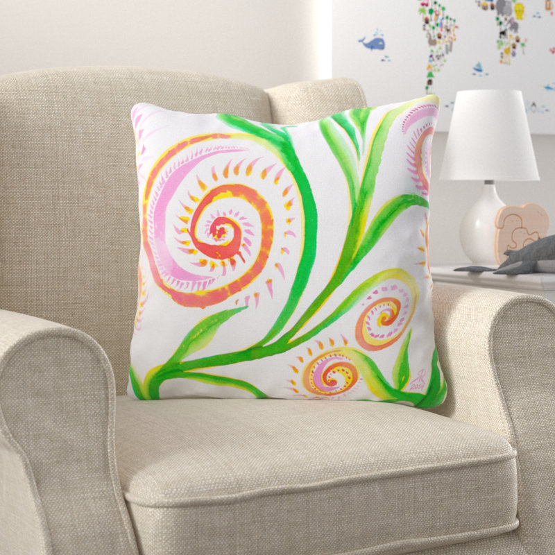 Coussin watercolour Swink, Microsuède, Intérieur