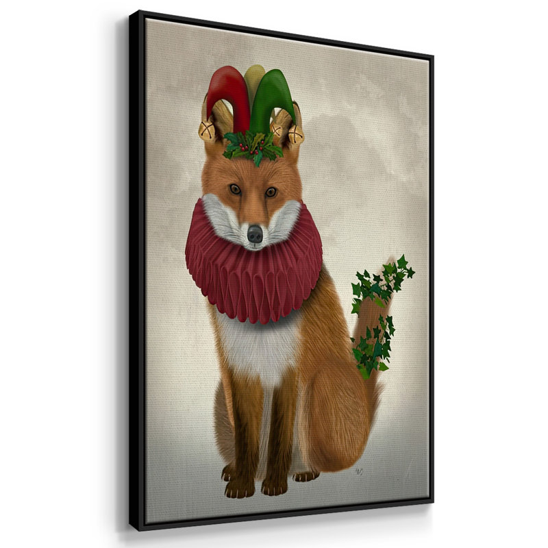 Houx de Noël et lierre, H 25 po x l 17 po x P 1,5 po, Noir