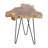 Gilmer Teak Wood Hairpin Legs End Table