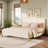 Queen Size Bed (White)