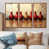 Brown Floater Framed Canvas