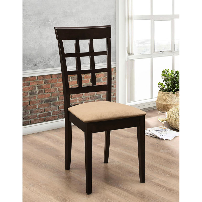 2 pièces de chaises d'appoint beige cappuccino - polyvalentes et pratiques pour une paire de chaises de salle à manger