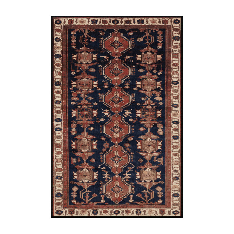 Tapis brun lavable à la machine, Tapis de couloir 2 pi x 4 pi