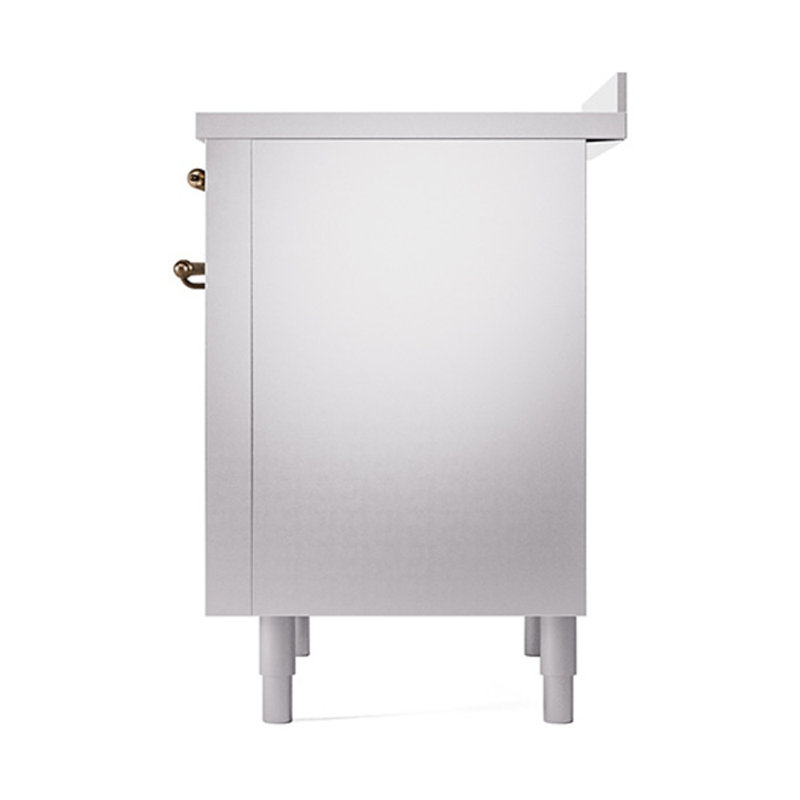 ILVE Nostalgie II Noblesse 36 in Induction Range, Stainless Steel/Bronze