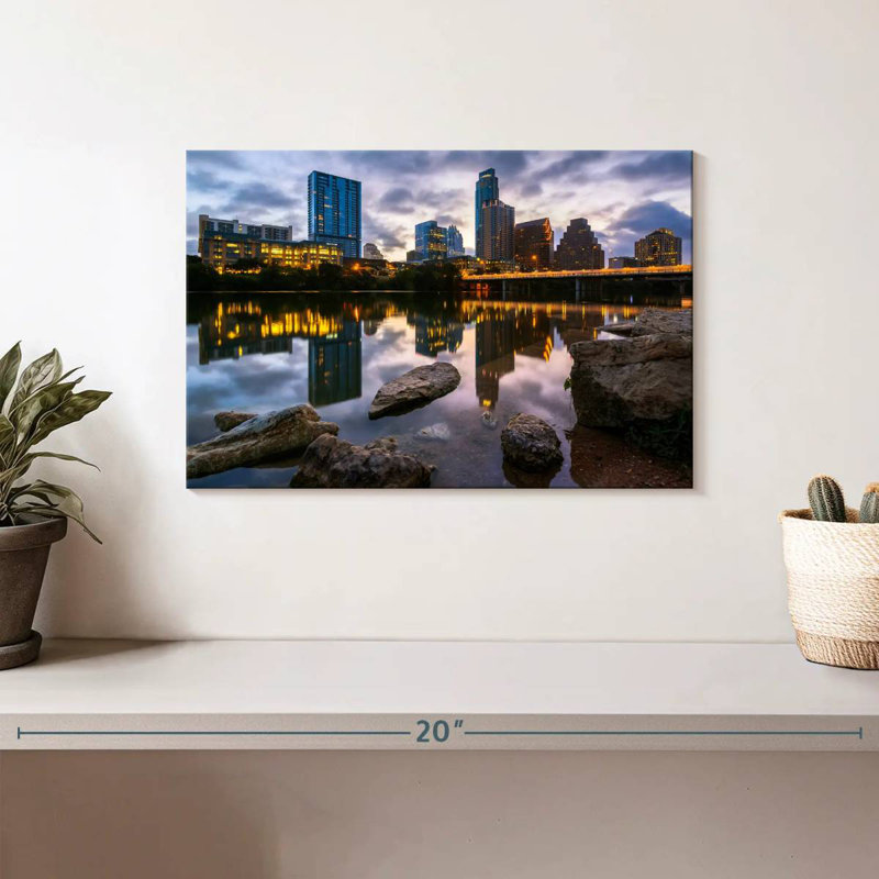 Sireci Austin City Reflection, 8" H x 12" W