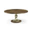 Barcelona Round Walnut Wood Dining Table