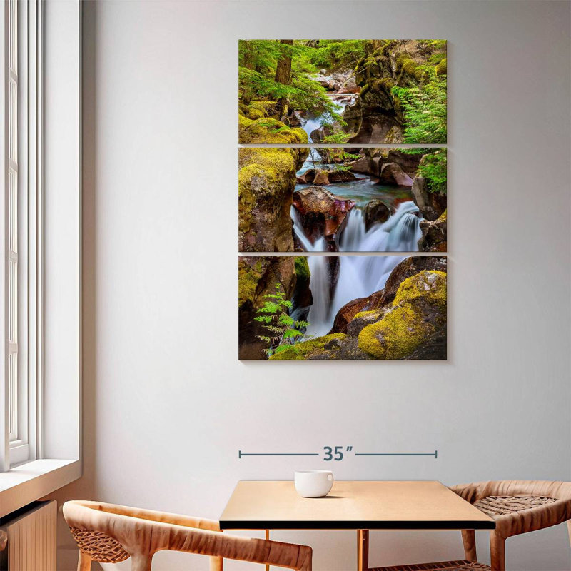 Alvord Avalanche Gorge Waterfall, 65" H x 42" W