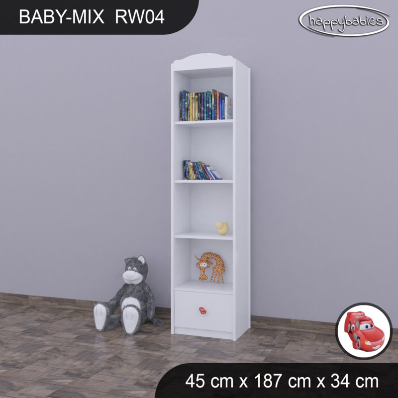 Baby Mix 187cm H Kids Cube, White, 187cm H x 45cm W x 34cm D