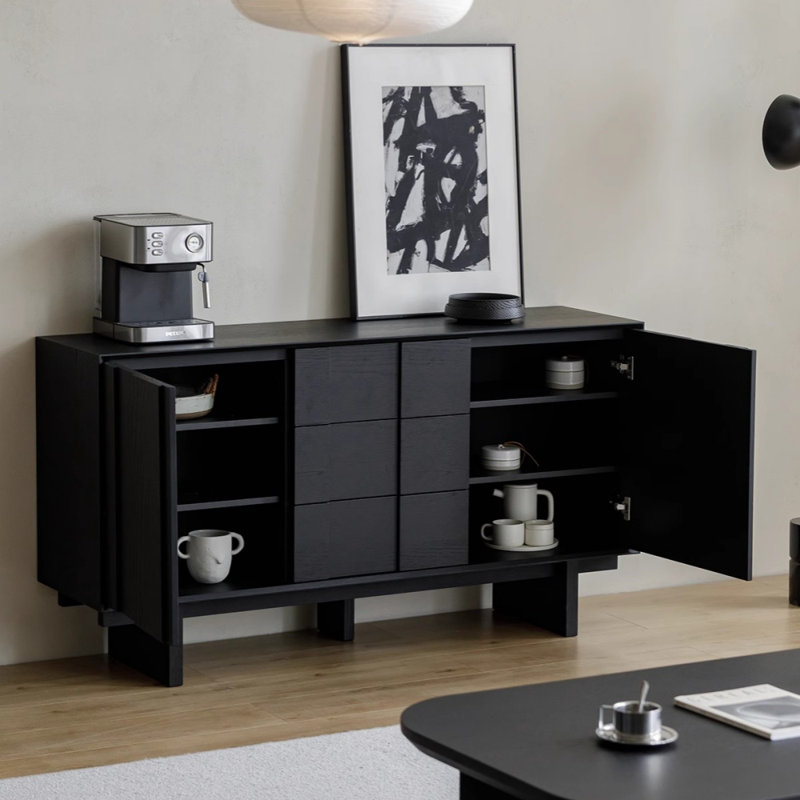 Buffet de salon moderne et simple, H 31,5 po x l 59,06 po x P 15,75 po