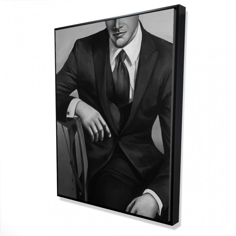 Homme d'affaires, reproduction sur toile