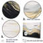 Or doux et noir Soft Wave Fusion II - impressions sur toile abstraites-96321113-96321117