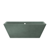 Mendocino 66" x 34" NativeStone Freestanding Soaking Cement Bathtub