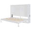 Grand lit escamotable mural, blanc
