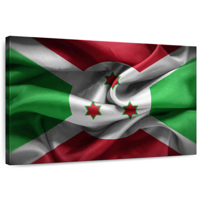 Froissé drapeau burundais