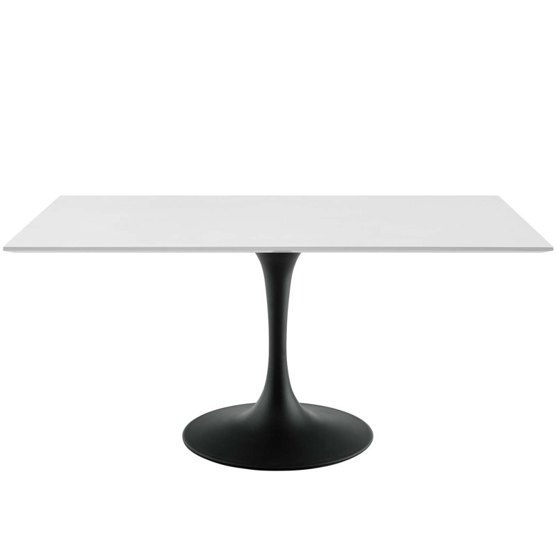Table de salle à manger Lippa, Noir, H 29,5 po x L 60 po x l 35,5 po