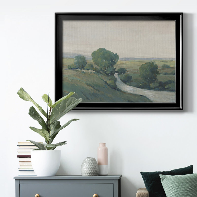 «Run Creek I», reproduction encadrée de qualité supérieure, prête à être accrochée, H 30,5 po x l 42,5 po x P 1 po