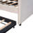 Upholstered Daybed Sofa Bed Twin Size With Trundle Bed And Wood Slat-1994514705