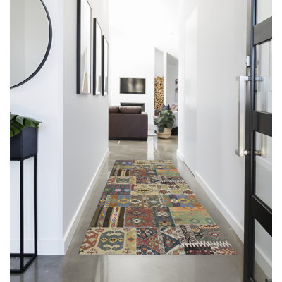 Hallan Patchwork Area Rug